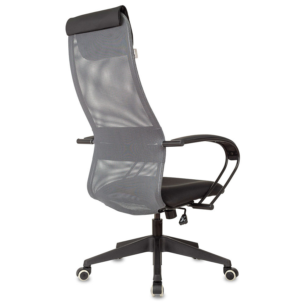 Кресло для руководителя Бюрократ "CH-607 TW-04", Neo Black, сетчатая ткань, темно-серый - 3
