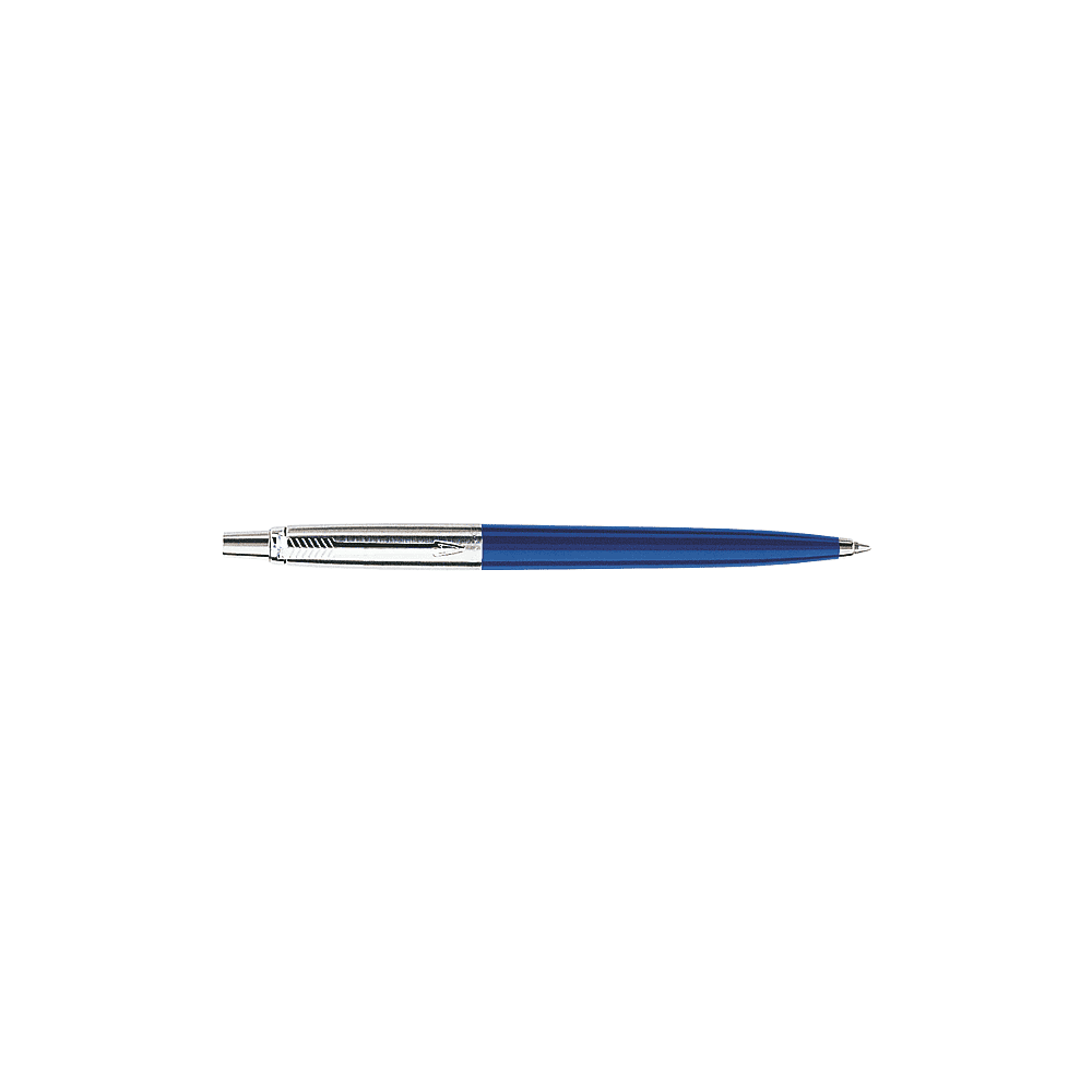 Ручка шариковая автоматическая "Parker Jotter Royal Blue CT", 1.0 мм, синий, серебристый, стерж. синий - 6