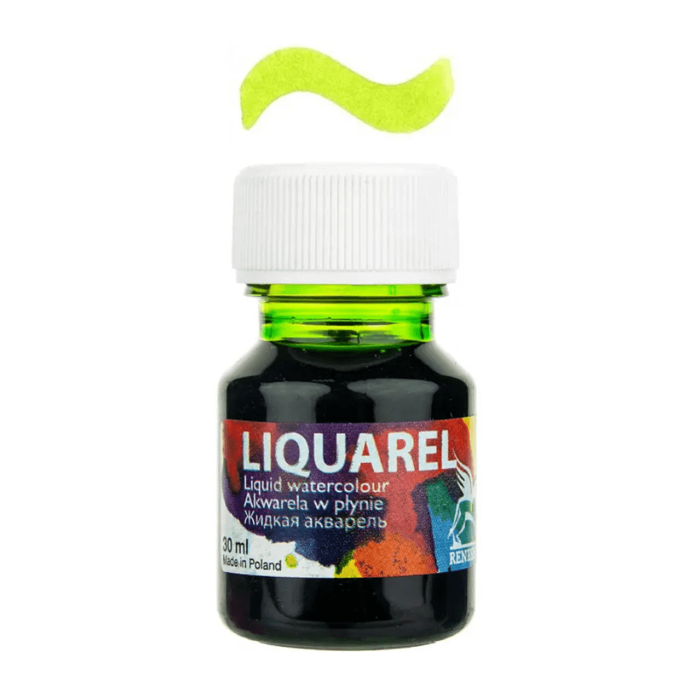 Акварель жидкая "Liquarel", 150 зелень лимонная, 30 мл