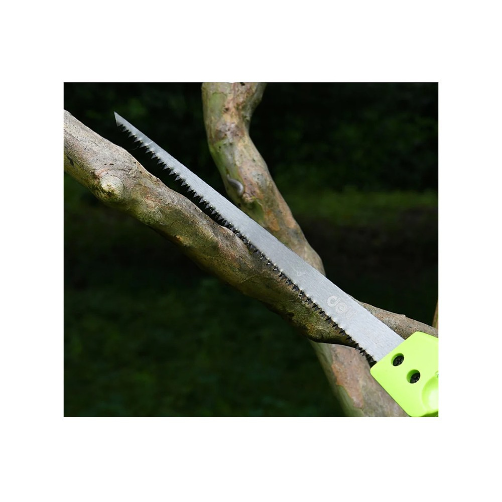 Пила-нож садовая Deli GS EDL580652, 300 мм, 7TPI, черный, зеленый - 5