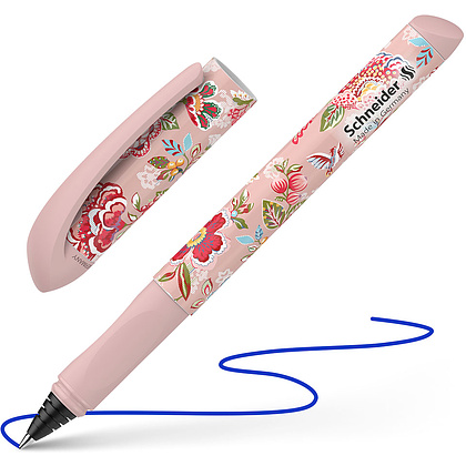 Ручка-роллер "Schneider Voice M", розовый, стерж. синий - 2