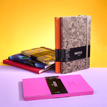 Блокнот "Shabby brown texture", А5, 96 листов, линейка, коричневый