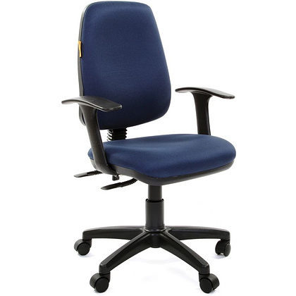 Кресло для персонала "CHAIRMAN 661" ткань, пластик, синий