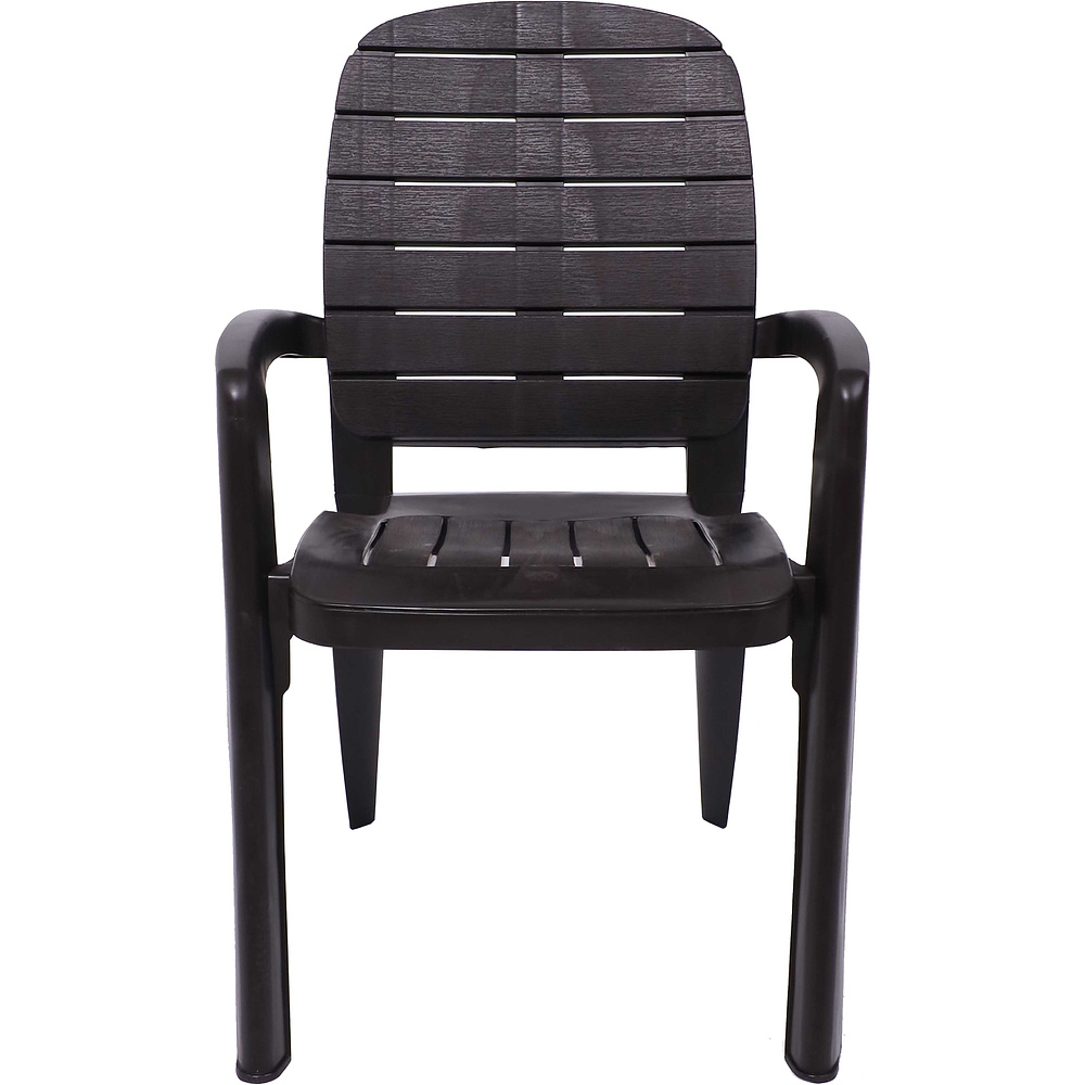 Кресло садовое "Прованс", пластик, шоколадный - 3