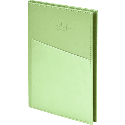 Блокнот "3223-10", А5, 80 листов, линейка, зеленый - 2