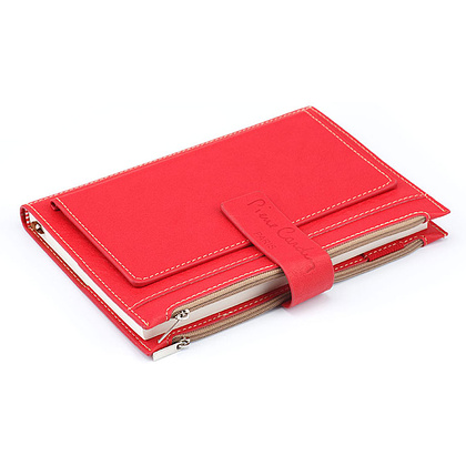 Книга записная "Pierre Cardin", А5, 256 листов, линованный, красный - 6