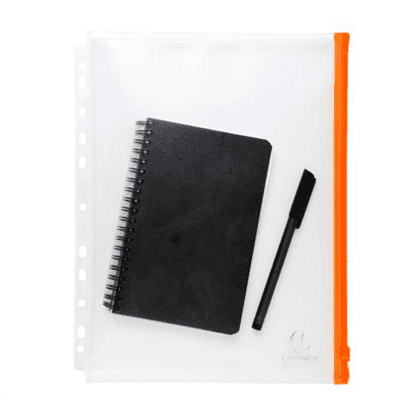 Папка-конверт на молнии "Exactive",  А4, прозрачный