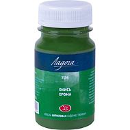 Краски акриловые Ладога, 704 окись хрома, 100 мл., банка