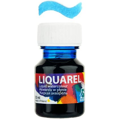 Акварель жидкая "Liquarel", 120 циан, 30 мл