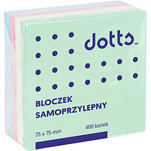 Бумага для заметок на клейкой основе "Dotts", ассорти