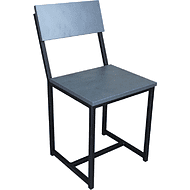 Стул ALLERD RION, металл, ЛДСП, черный муар, Металл Бруклин