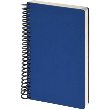 Ежедневник недатированный "Agenda", А5, на спирали, синий - 2