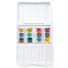 Краски акварельные "Белые ночи Русские сказки", набор 12 цветов, кюветы