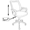 Кресло для персонала Бюрократ "CH-695NLTSL", сетка, ткань, металл, черный - 6