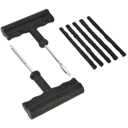 Комплект для ремонта шин Deli YS EDL120001, 7 предметов, черный