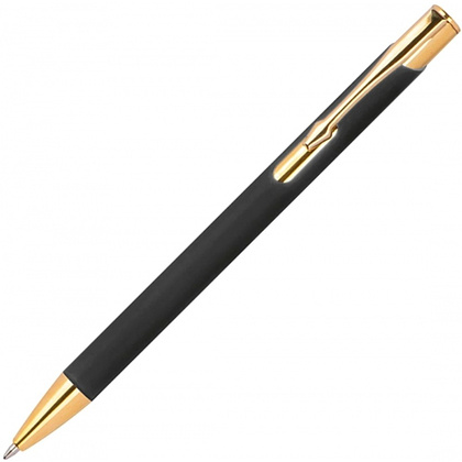 Ручка шариковая автоматическая "Glendale", 0.7 мм, черный, стерж. синий
