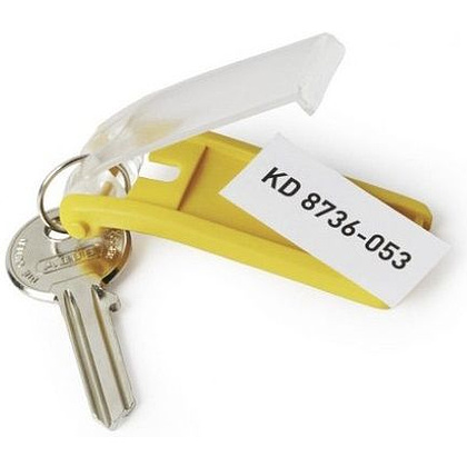 Брелок д/ключей "Key Clips" пласт., желтый