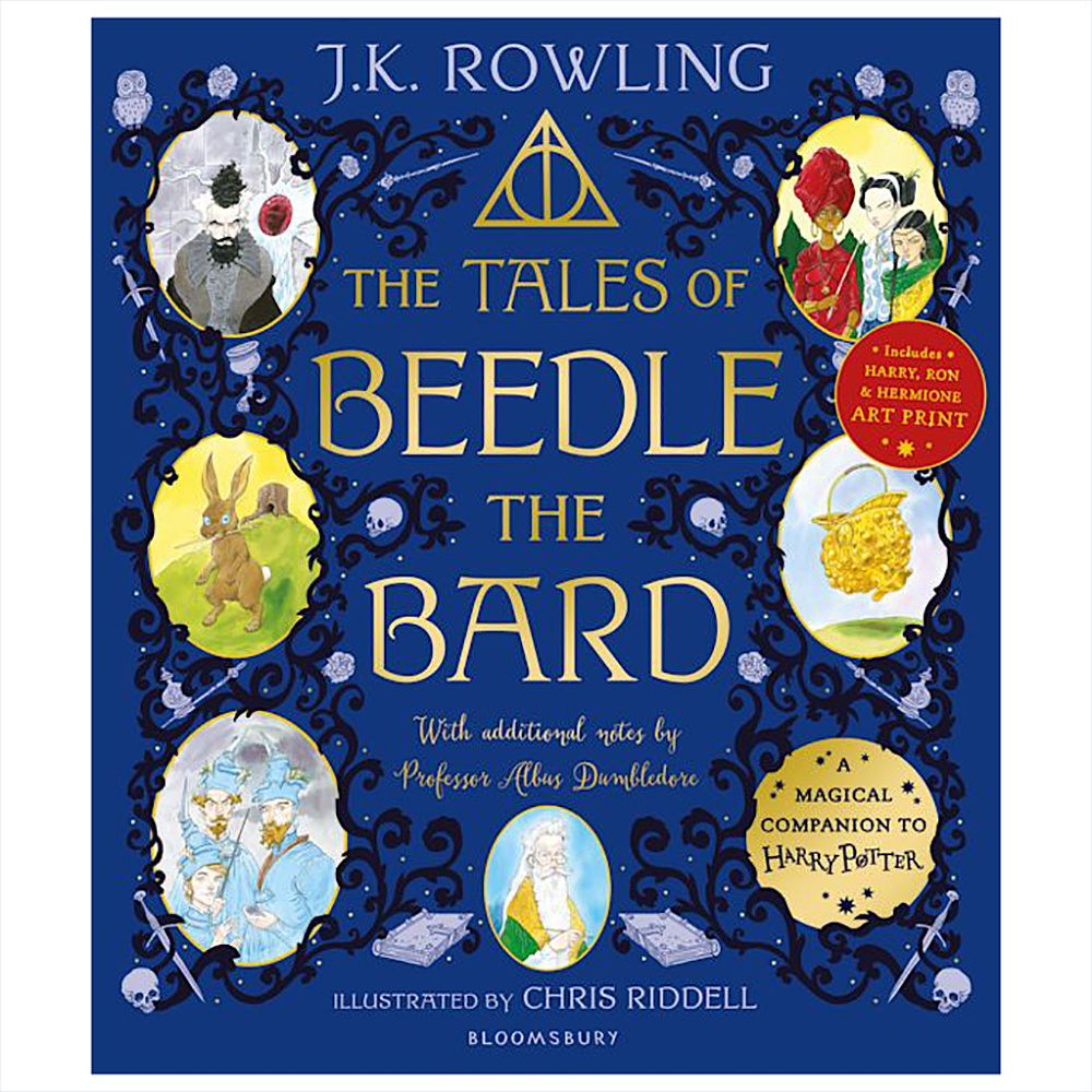 Книга на английском языке "The Tales of Beedle the Bard", J.K. Rowling, Illustr. Chris Riddell, -30%