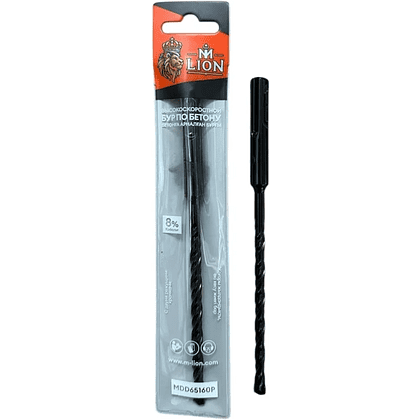 Бур по бетону M-Lion MDD65260P, 6.5х260 мм, SDS+, двойная резьба