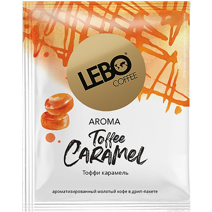 Кофе в дрип-пакетах "Lebo. Toffee Caramel" с ароматом карамели, 6 шт x 10.5 г - 3