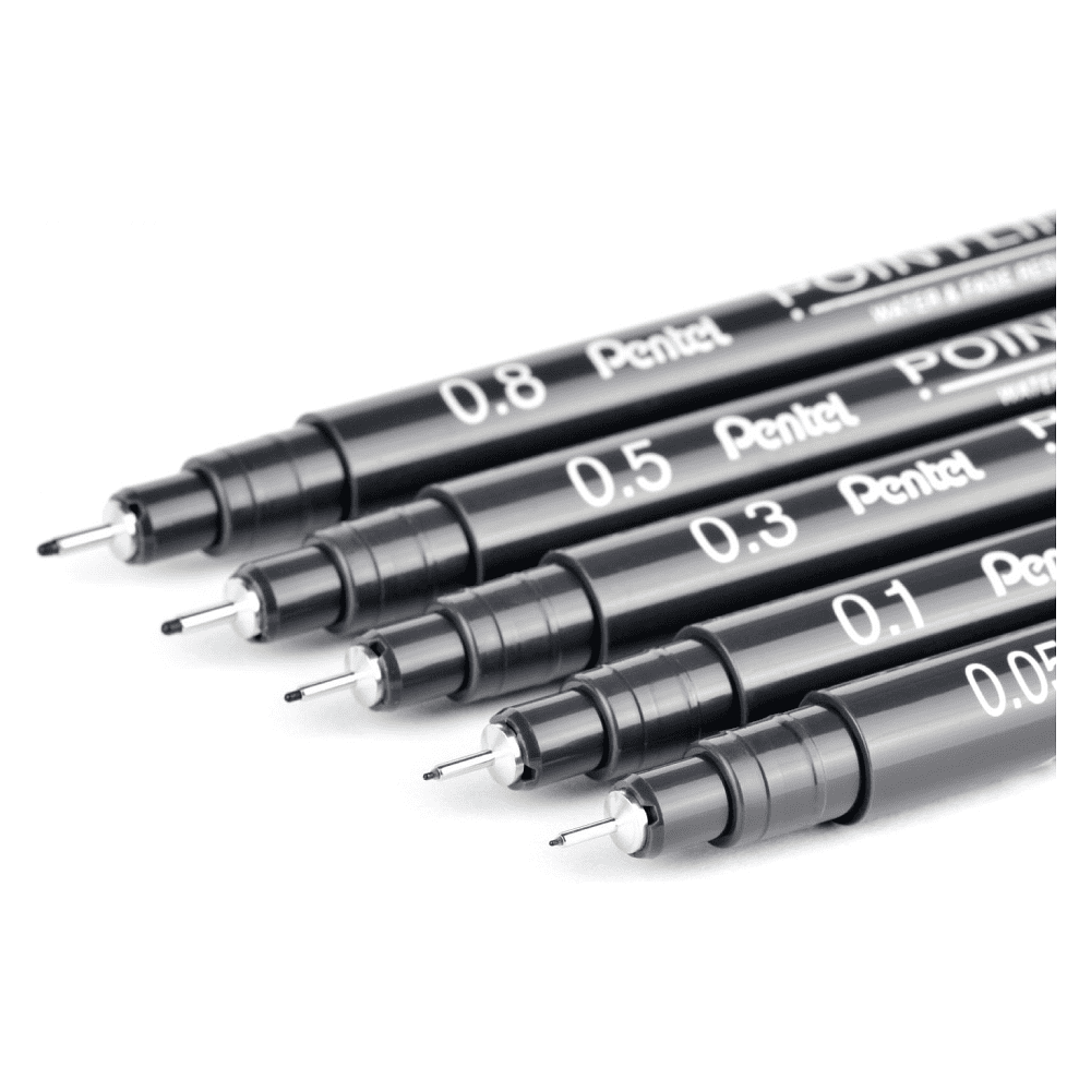 Набор ручек капиллярных "Pointliner", 14 шт, ассорти - 4