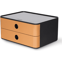 Блок из 2-х лотков закрытый "Allison", карамельный, черный