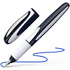 Ручка перьевая "Schneider Ray", M, темно-синий, светло-серый, патрон синий - 2