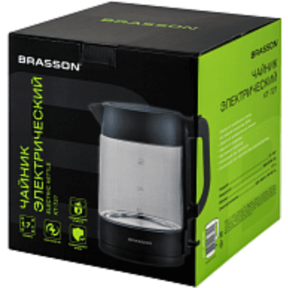 Электрочайник Brasson "KT-727", черный - 11