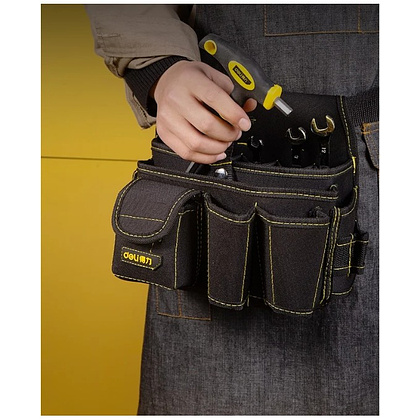 Сумка для инструментов поясная Deli YS EDL-P5, черный - 4