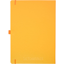 Скетчбук "Sketchmarker", 21x29,7 см, 140 г/м2, 80 листов, оранжевый неон