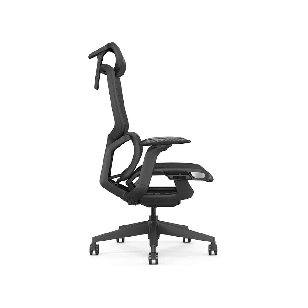 Кресло компьютерное SitZone E-JX-001А, сетка, пластик, черный - 3