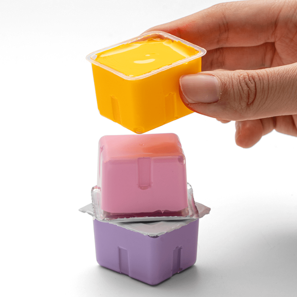 Краски гуашевые "Himi Jelly Cup. New vision", 18 цветов, кювета, жёлтый футляр - 6