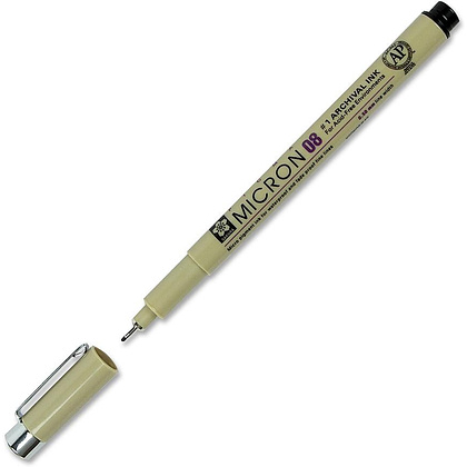 Ручка капиллярная "Pigma Micron", 0.5 мм, черный