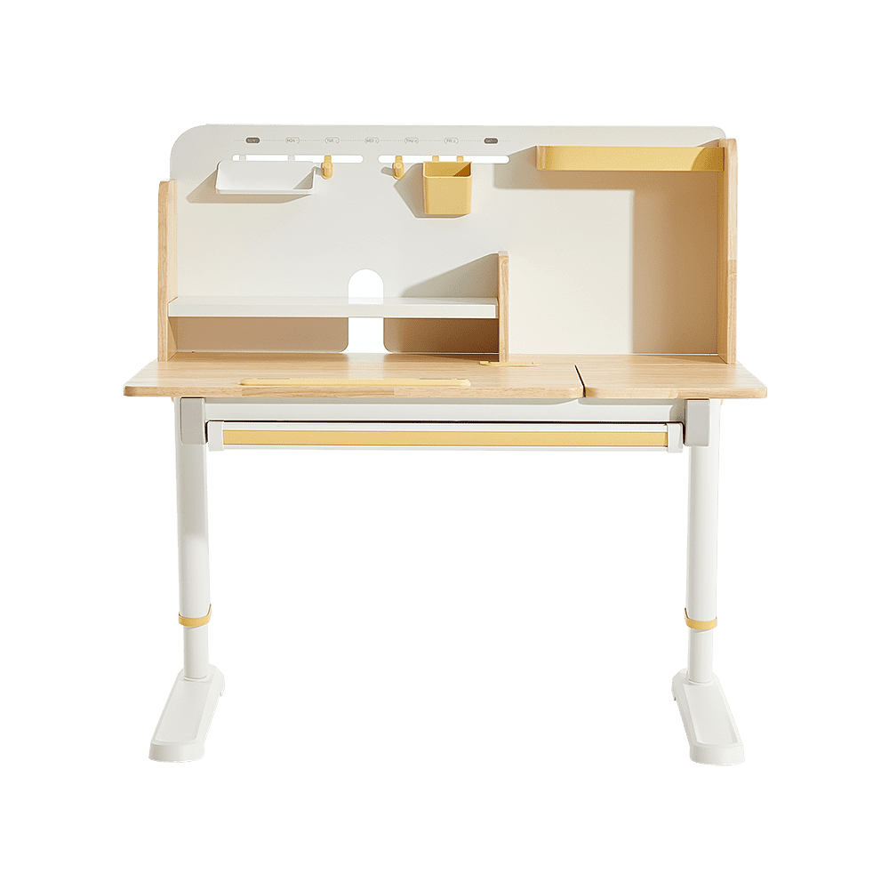 Стол Ergosmart регулируемый Galleon, 1200х700х(520-760) мм, гевея, с книжной полкой - 3