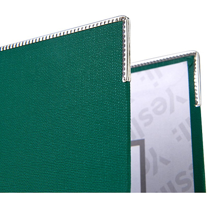 Папка-регистратор "Yesli:", А4, 50 мм, ПВХ Эко, зеленый - 3