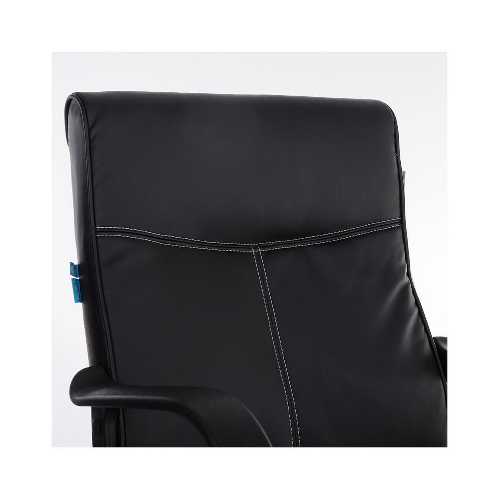 Кресло для персонала Helmi HL-M03 "Referent", экокожа, пластик, черный - 6