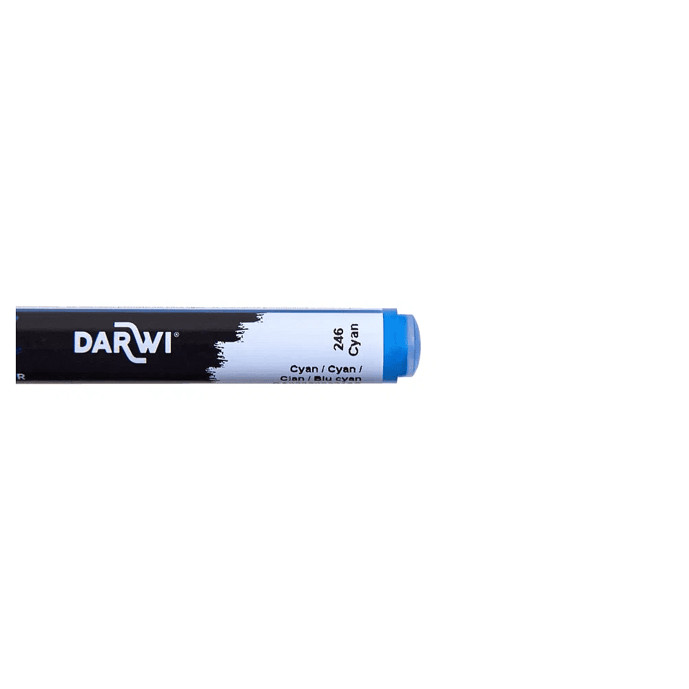 Маркер акриловый "Darwi.Marbel" 246, циан - 3