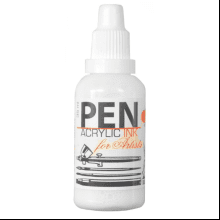 Акрил жидкий "Acrilic Ink", 1 белила титановые