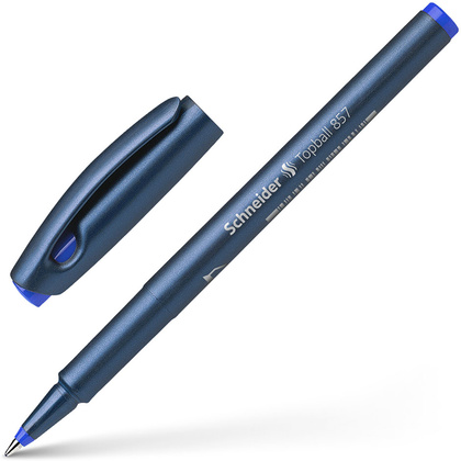 Ручка-роллер "Schneider Topball 857", 0.6 мм, синий, стерж. синий