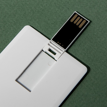 Карта памяти USB Flash 2.0 "Card", 8 Gb, белый - 6