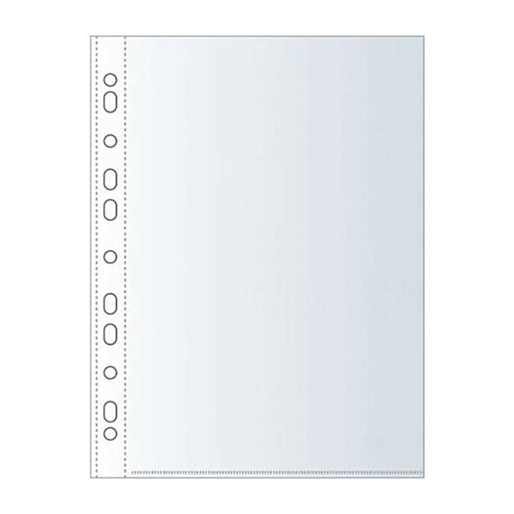  Файл (папка-карман) "Inter-folia", А5, 40 мк, 100 шт., прозрачный