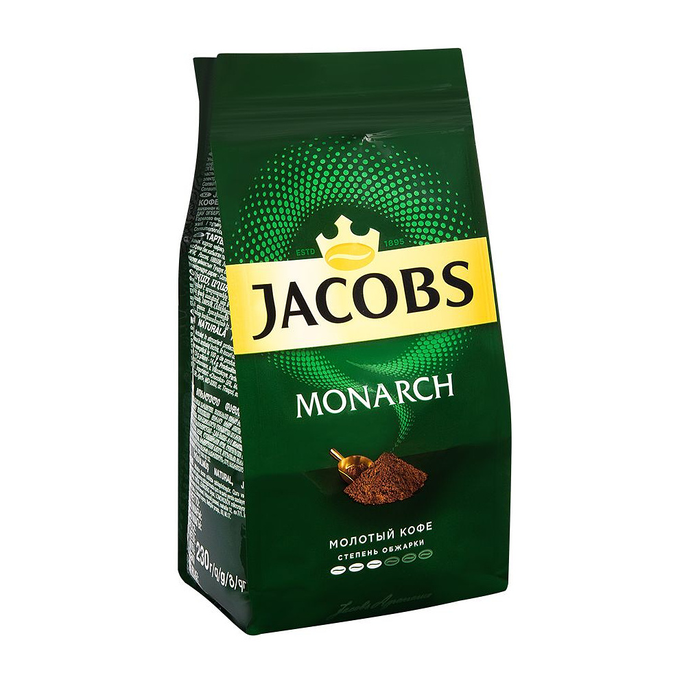 Кофе "Jacobs Monarch" классический, молотый, 230 г