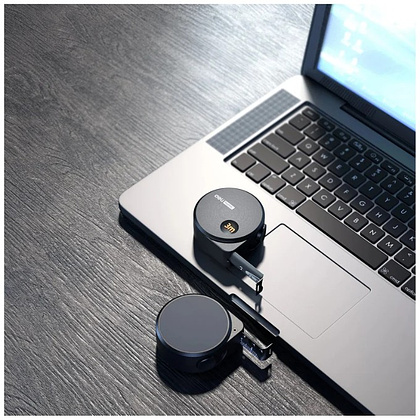 Рулетка Deli HS EHT8316, 3 м х 16 мм, Soft Touch, черный - 21