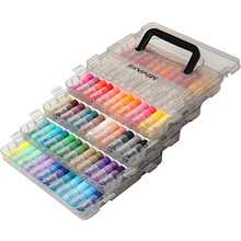 Маркеры художественные двухсторонние "Himi Miya", акриловые, набор, 36 цветов