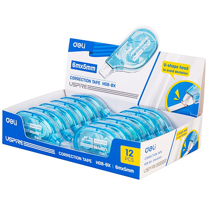 Корректор роллер "Uspire", 6х5 м/мм, голубой - 5
