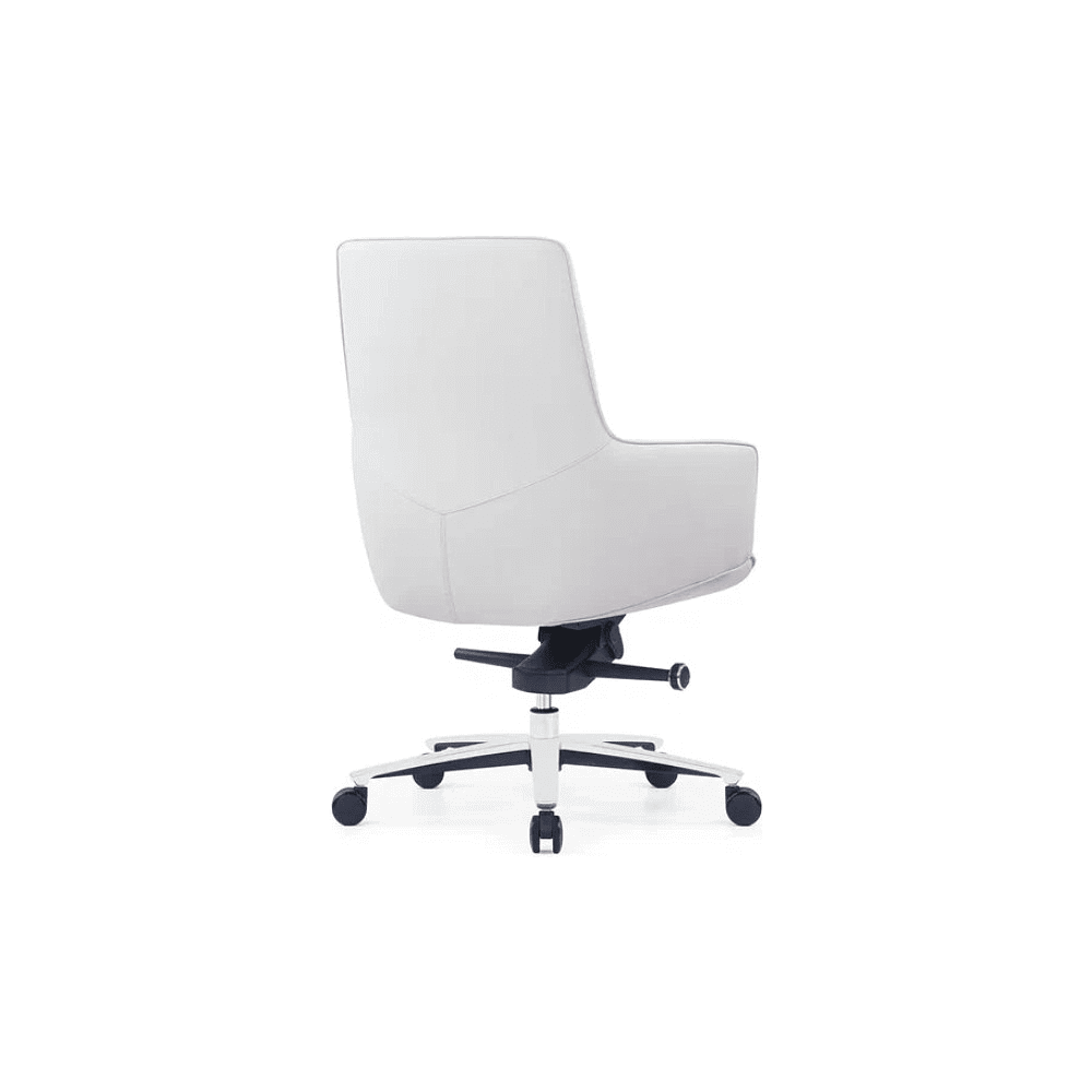 Кресло для руководителя SitZone CH-500B, кожа, алюминий, белый, -30% - 4