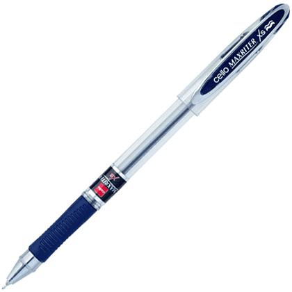 Ручка шариковая "Maxriter", 0.7 мм, прозрачный, стерж. синий - 2