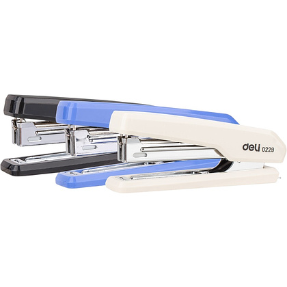 Скобосшиватель "Deli Exceed 0229", 15 листов, ассорти