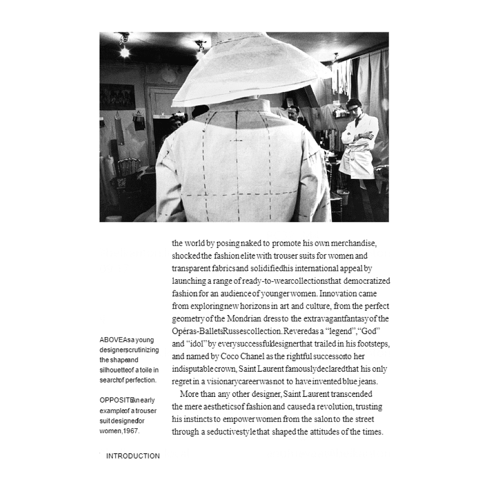 Книга на английском языке "Little Book of Yves Saint Laurent: The Story of the Iconic Fashion House", Baxter-Wright E. - 9