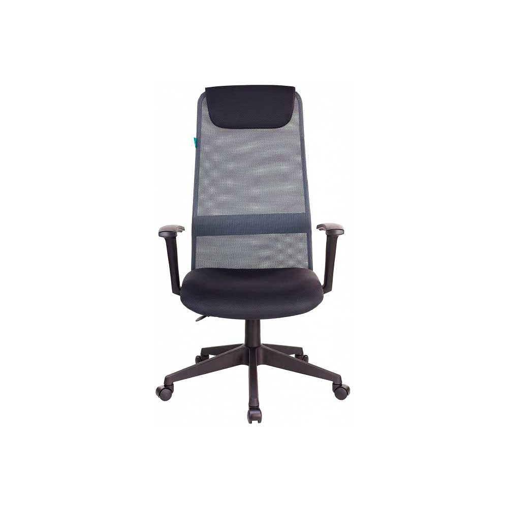 Кресло для руководителя "Бюрократ KB-8/DG", ткань, пластик, серый - 2